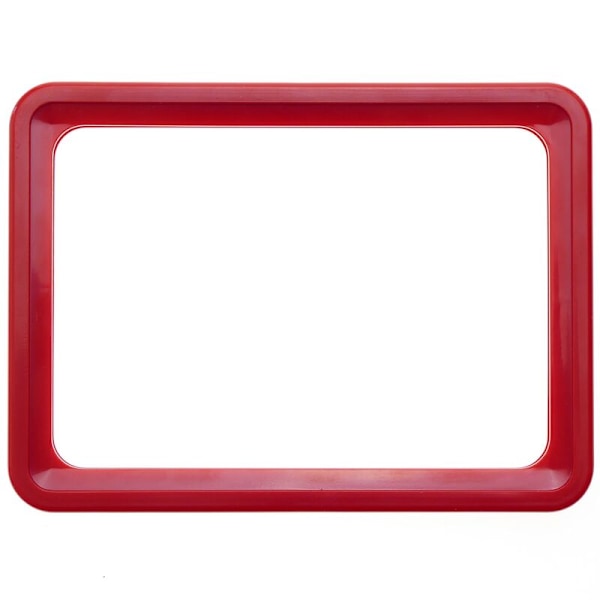 Ramme til skilte, markering og plakater, rød farve A3 størrelse 427x304mm