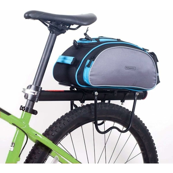 600D Polyester Cykelsadeltaske Cykling Sadeltaske Cykling Bagagebærer Taske med Skulderrem Reflekterende Skulderrem til Opbevaring Vandflaske Reparationsværktøj