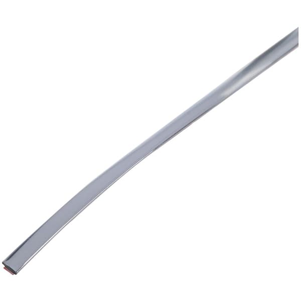 2X Krom självhäftande silver 6MM 3 meter Auto