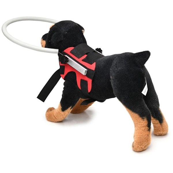 Veiledning Enhet Sele for Blind Hund, Halo for Blind Hund, Anti-Kollisjons Ring for Kjæledyr for å Bygge Tillit, Tilbehør for Blind Hund