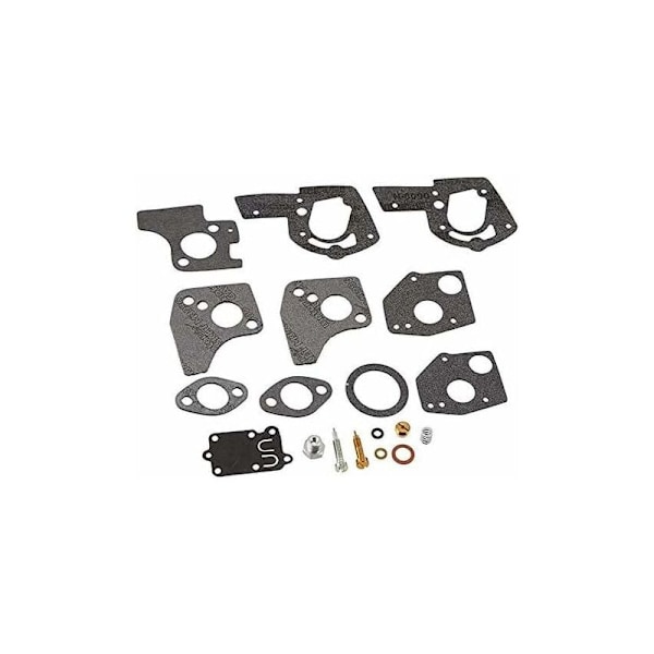 Kaasuttimen korjaussarja, kaasuttimen kalvo ja tiivisteet Briggs & Stratton 3-5 hv:lle, PS 135292, 135292, 135232, 135212, 495606, 494624, 695547, 697