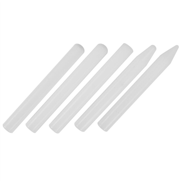 5 st/set Knock Down-verktyg Vit Nylon Pen Knock Down-verktyg Lackfria Buckla Reparation Handverktyg