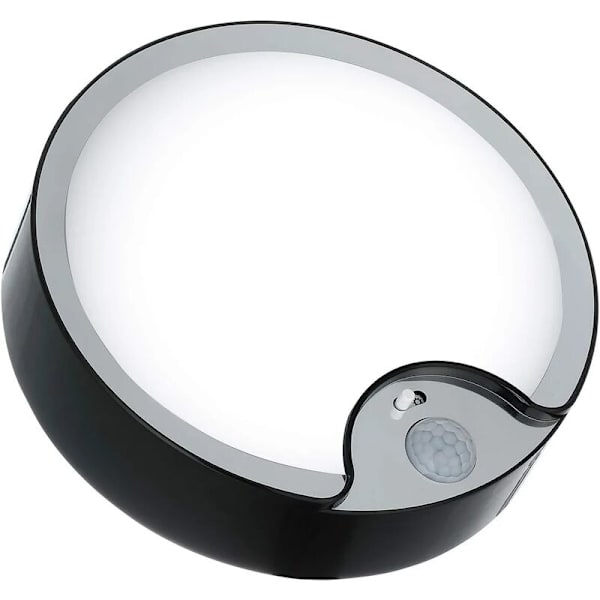 LED-liikeanturikattovalaisin, paristoilla toimiva erittäin kirkas sisäkattolamppu, ullakolle, pesutupaan, autotalliin, käytävään, portaikkoon, 18,3 cm 300L