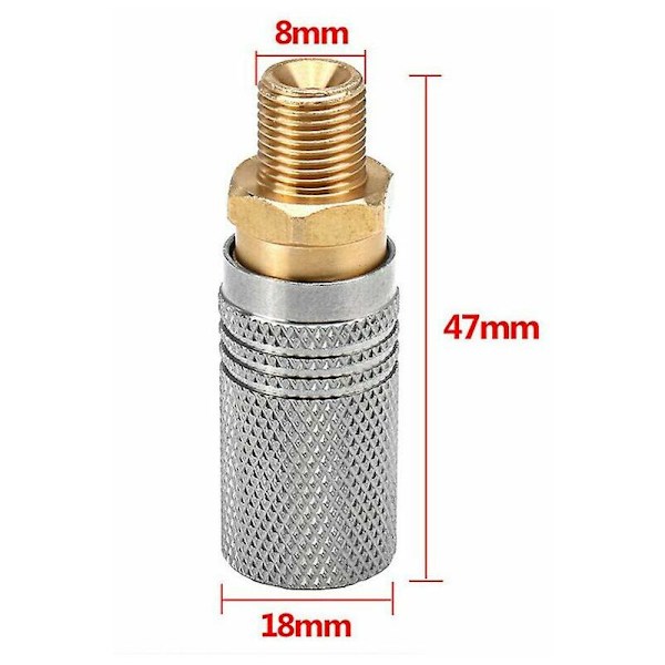 Metallinen PCP-ilman latausadapterin liitäntätyökalu 1/8 BSP