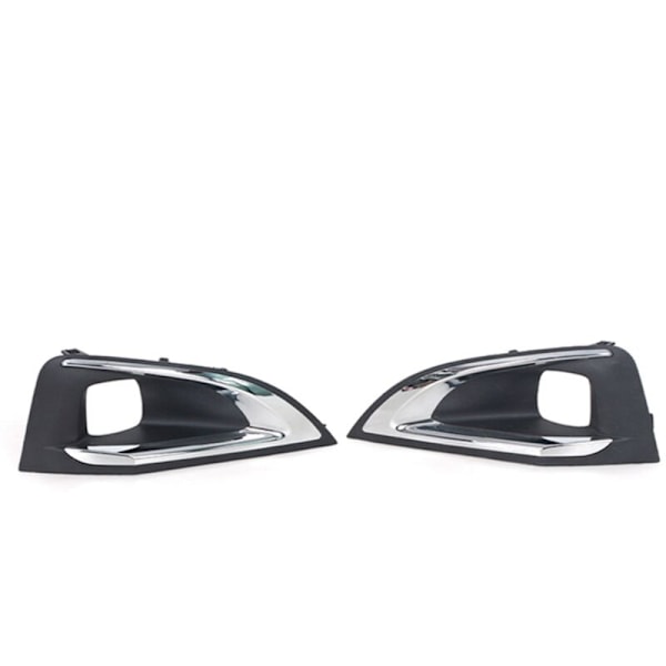 1 Pair Car Bumper Lower Grille Fog Light Lamp Cover No Hole Sensor Trims Headlight Cover for 4008 5008 GT