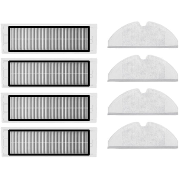 Reservedele til S5 S502-00 S502-02 S5 Max S6 S6 MaxV S6 Pure E4 E5 Robotstøvsuger Hepa-filter Mop