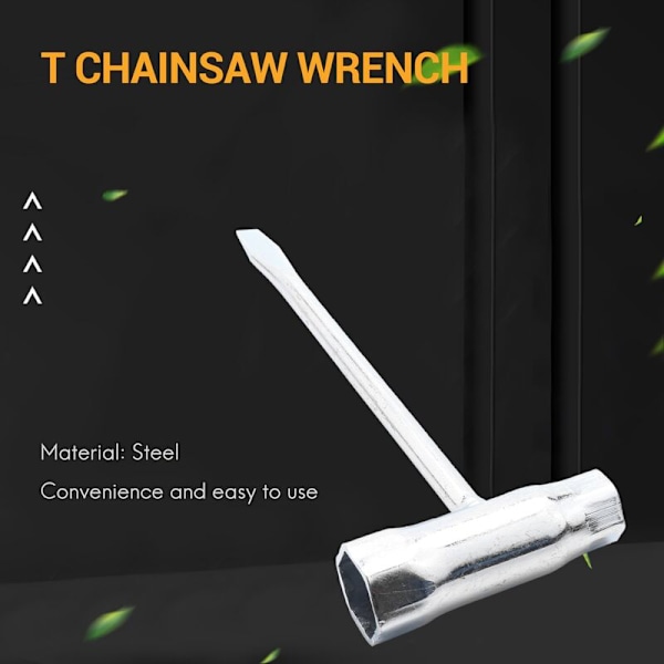 T-palkki mutterin avain moottorisahaan 1/2 tuumaa (13 mm) x 3/4 tuumaa (19 mm)