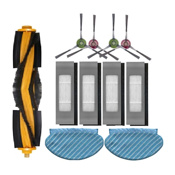 Side Roller Brush Filter Mop Klud Sæt til Deebot Ozmo 920 950 Støvsuger Dele Udskiftning Tilbehør