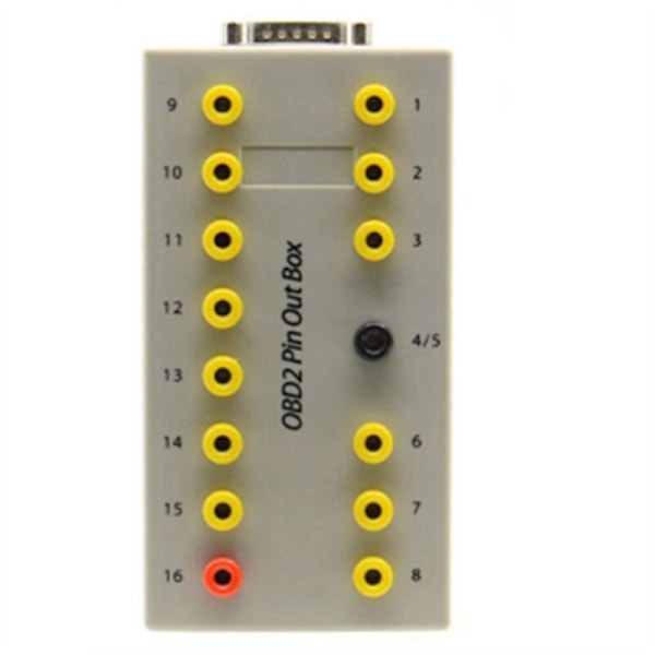 OBDII OBD2 Breakout Box Bilutbrytningsprotokolldetektor Auto Can Test Automotive Connector Detector(B)