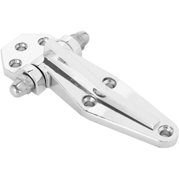 Borstad 90 Graders Dörrgångjärn för Frys, Satin Nickel, Silverfärg