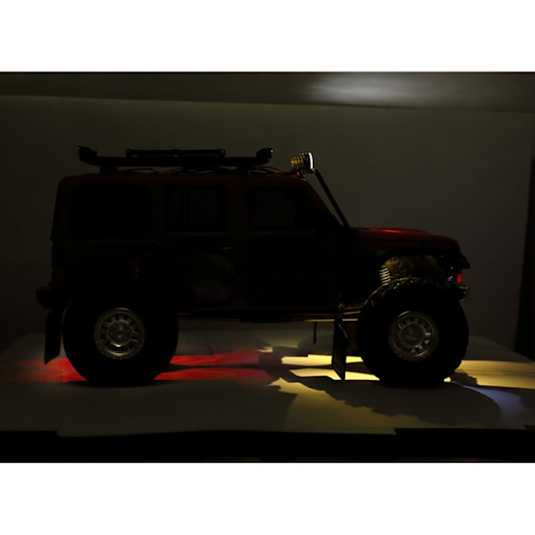 Hjulbågsljus Chassi Ljus Dekorativt Ljus för RC Crawler AXIal SCX10 III AXI03007, Röd