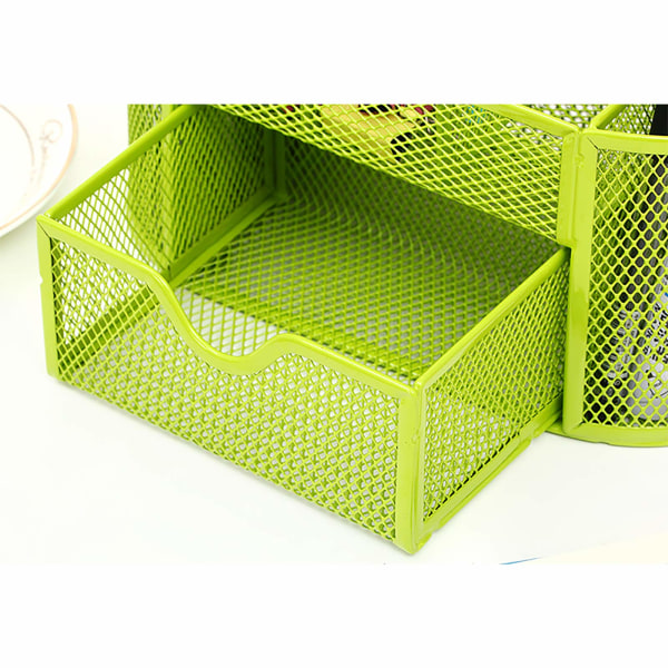 Grid Desk Organizer Kontorstillbehör, nio rutor (grön) green