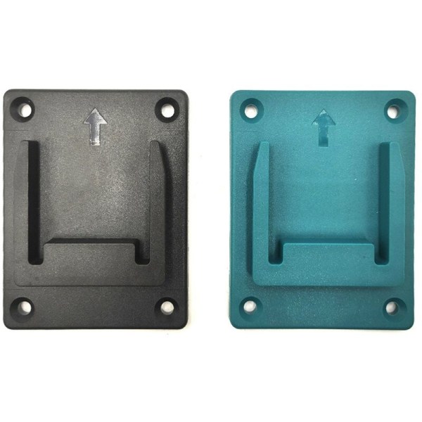 5 stk serie egnet for Makita & Bosch Sch 14.4V/18V litiumbatteriverktøyholder fast base (svart)