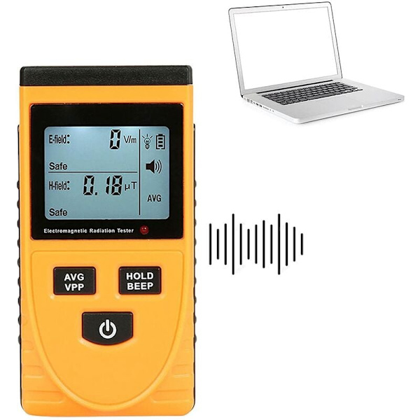 Plugstrålningsdetektor, bärbar dosimeterräknare med LCD-display, GM3120 radioaktiv detektor