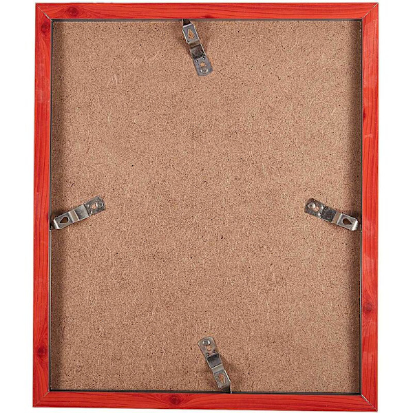 Kreativ træ sving skrivebords fotoramme 24 x 30 cm rød
