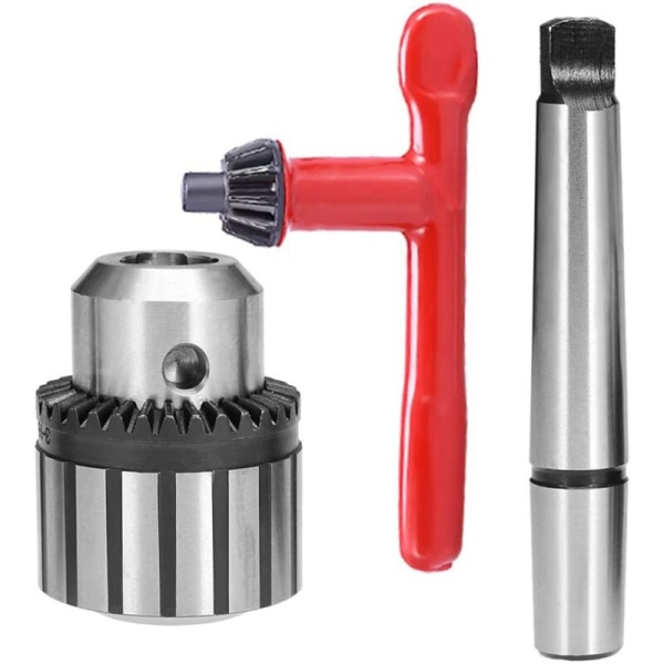 Tungt Drill Chuck 3MM-16MM Cap B18 K5 med Nøkkel og MT2-B18 Arbor, Klembereich 1/8 Tommer - 5