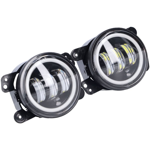 Angel Eyes Ljus 30W 3000LM LED Framdimma 10-30V Universal för Bil Lastbil Van Trailer