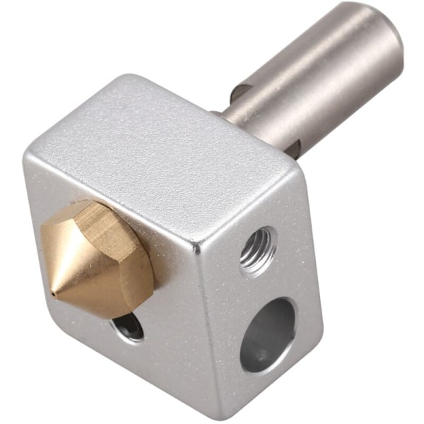 MK10 Hotend Kit til 3D-printer med M7-dyse og hals med PTFE-rør, opgraderet version, kompatibel med M3-termistorer