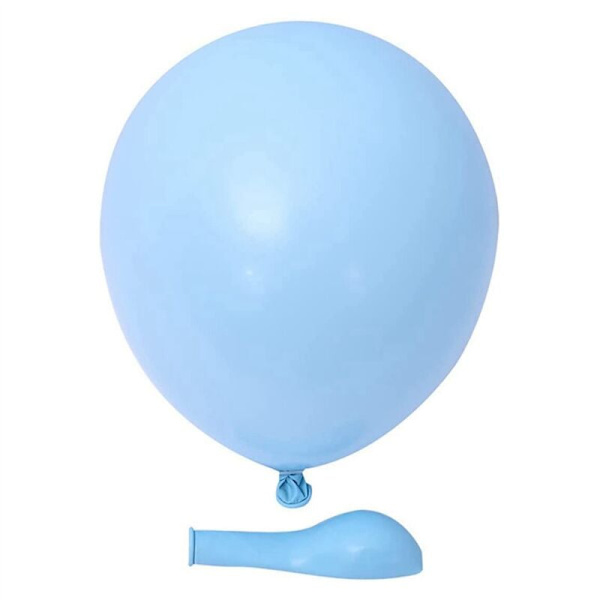 Blå ballonbue guirlande sæt til babyshower 214 stykker ballonbue serie med blå hvide sølv latex ballon dekorationer