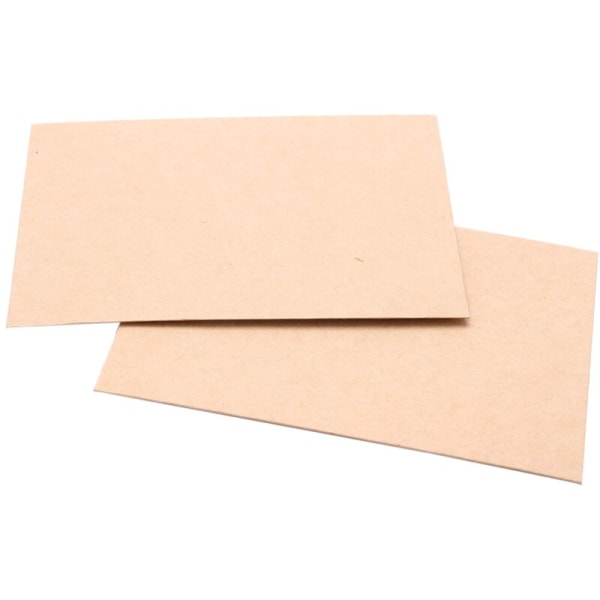 20 stk hvite Kraft-serie mini papirvindukonvolutter bryllupsinvitasjonskonvolutt (brun)