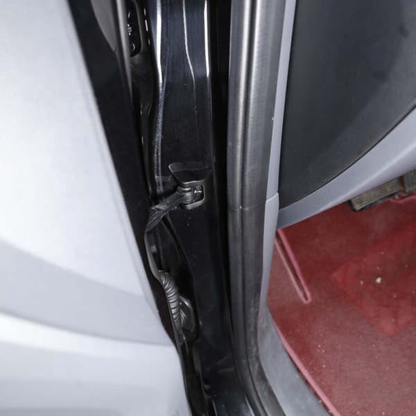 Car Black ABS Dørstopper Deksel Trim for Ranger Interiør 2015-2022