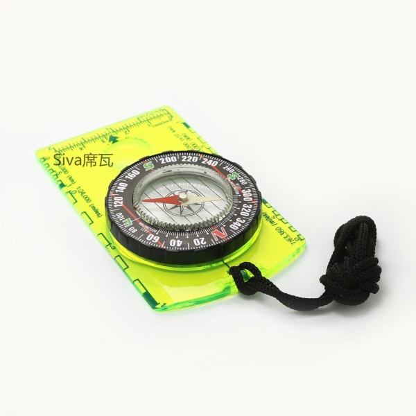 Orienteringskompass Vandring Backpacking Kompass | Advanced Scout Compass Camping Navigation Professionell fältkompass för kartläsning