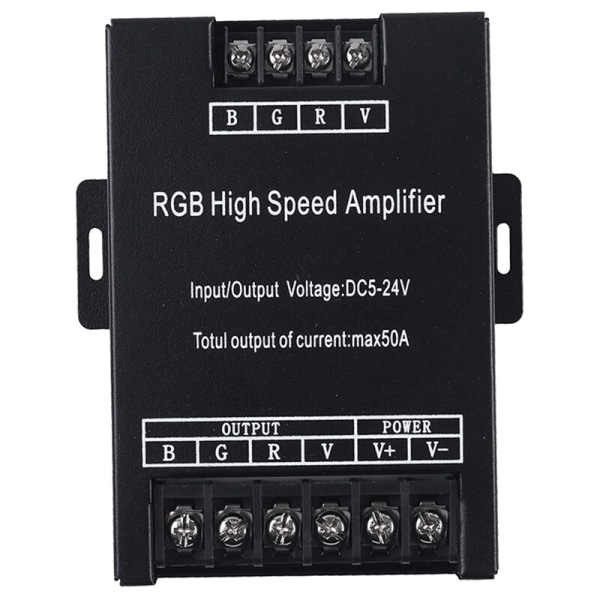 LED 30A 50A 400W RGB højhastigheds LED-forstærker repeater forstærker enkeltfarve til strimmel lys