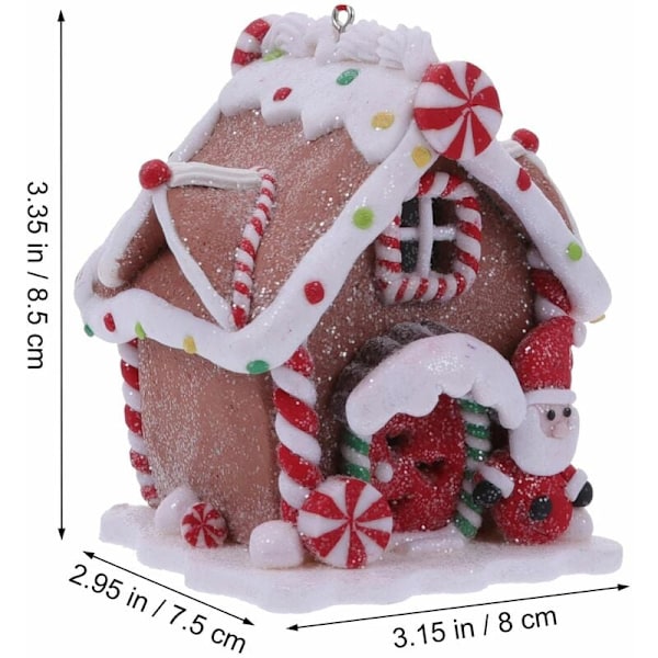 Juldekoration Vacker Ljus Pendelamp LED-belysning Juldekorationer - Pepparkaksgubbe