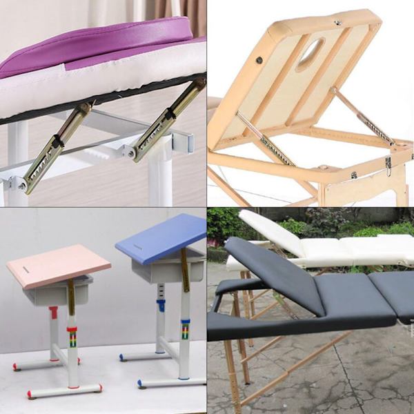 Par justerbare hengsler for kontor, fisker, enveis trekk, løfte stang, 10-posisjons justerbar hengselbrakett, 250 mm lang