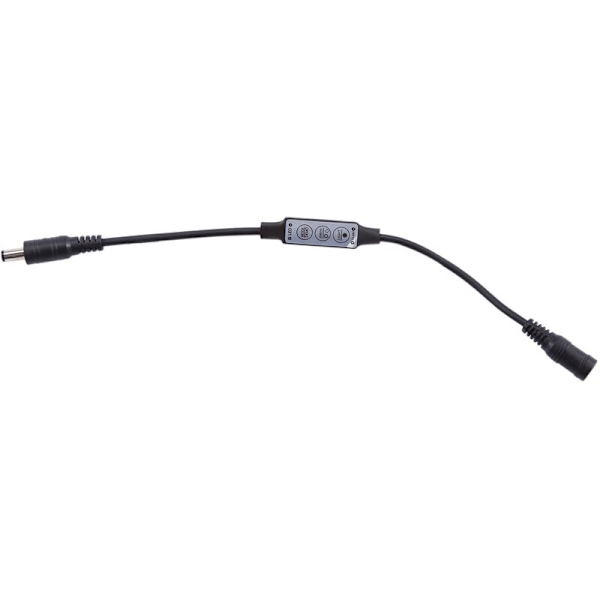 Mini Fjärrkontroll Dimmer 12A 12V-24V för LED-Strips Monokrom Strip Controller Svart