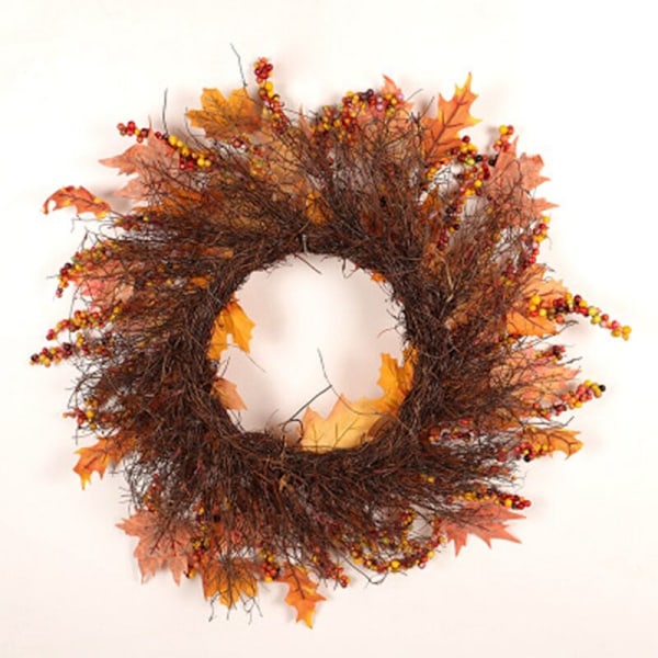 Thanksgiving Høst Garland Vindu Restaurant Dør Dekorasjon Lønneblad Høst Krans Anheng Jul Høst Garland