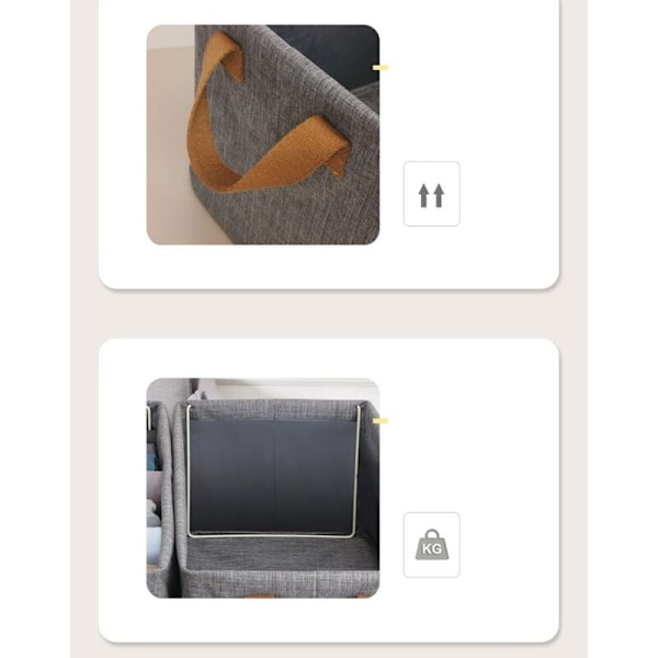 Stor väska för förvaring av täcken, förvaringslåda i non-woven-tyg för kläder, organiserare för klädskåp i sovrummet