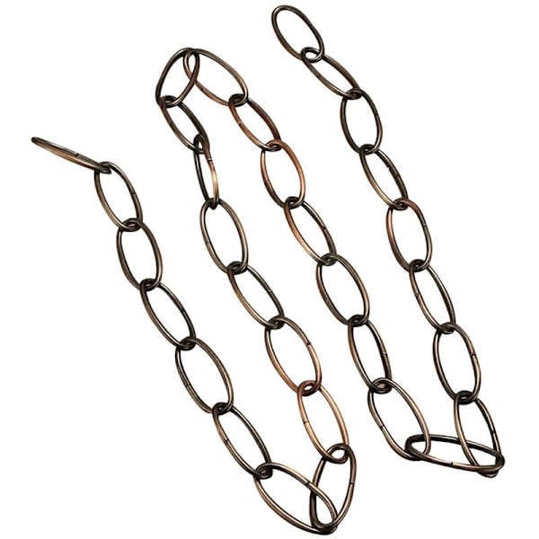 1M raskas ketju vintage-riippuvalaisimeen, kattokruunuun, punainen pronssi