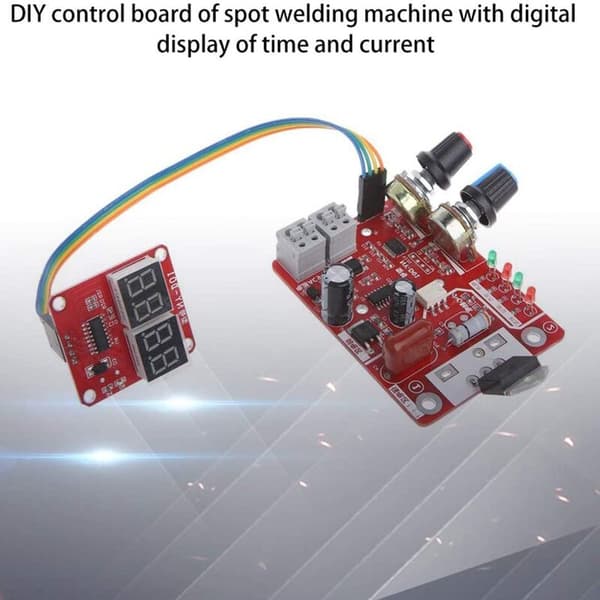 -D01 Digital Punktsveisemaskin Kontrollpanel Sveis Panel Deler Transformator Kontrollerkort AC 110V/220V (40A)