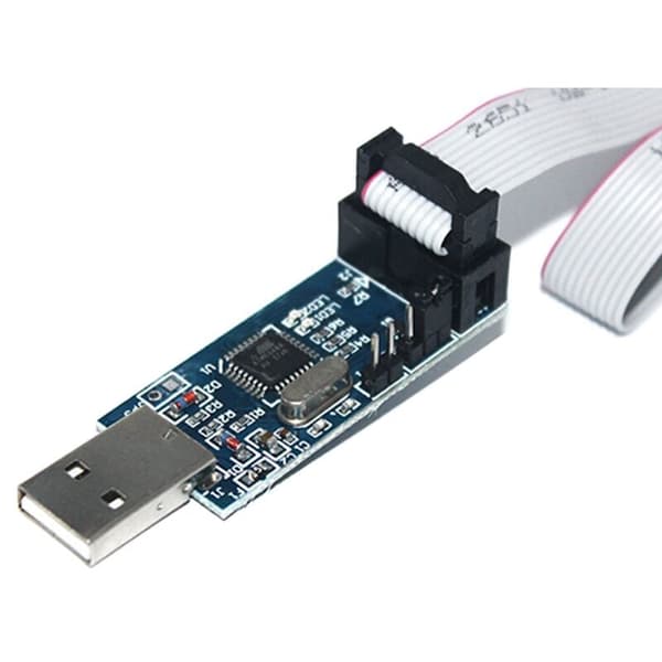 2 stk USBASP USB ISP Programmer 51 AVR Board 3.3V/5V Nedlasting for ATMega8 Støtte Win7/8/8.1/XP 32Bit 64Bit