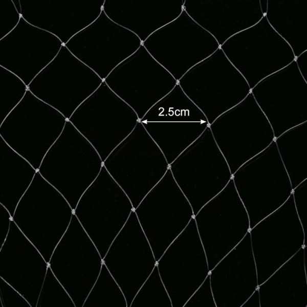 10M x 4M Have Netting Anti Fuglenet 2.5cm Mesh - Beskyttelsesnet til Vanddam, Frugter, Grøntsager og Planter