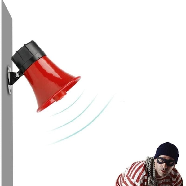 Siren Ljudgivare, 220V Hög Effekt 30W, 130 Decibel, Lång Räckvidd, Lätt att Använda, med Fäste för Hem Säkerhetslarmsystem