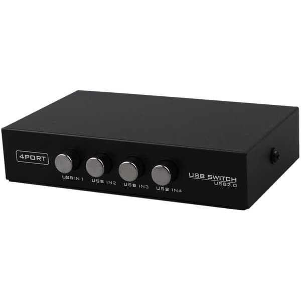 Nyeste Mini 4 Port USB-skriver Skanner Deling Bryter