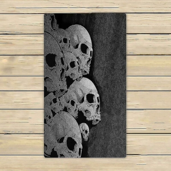 Fashion Skull Handduk, Spa Handduk, Strandbad Handduk Badrum Kropp Dusch Handduk Bad Wrap 40x70 Cm