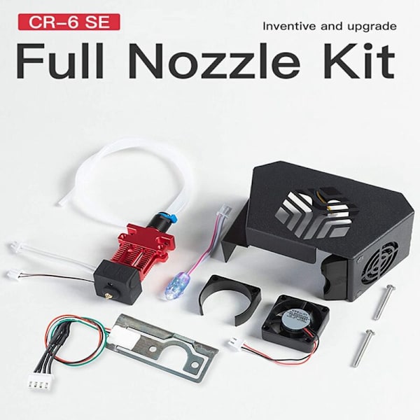 Fuldmonteret 3D-printerekstruderkit - 6 SE, SE Hot End med 4 0,4 mm dyser