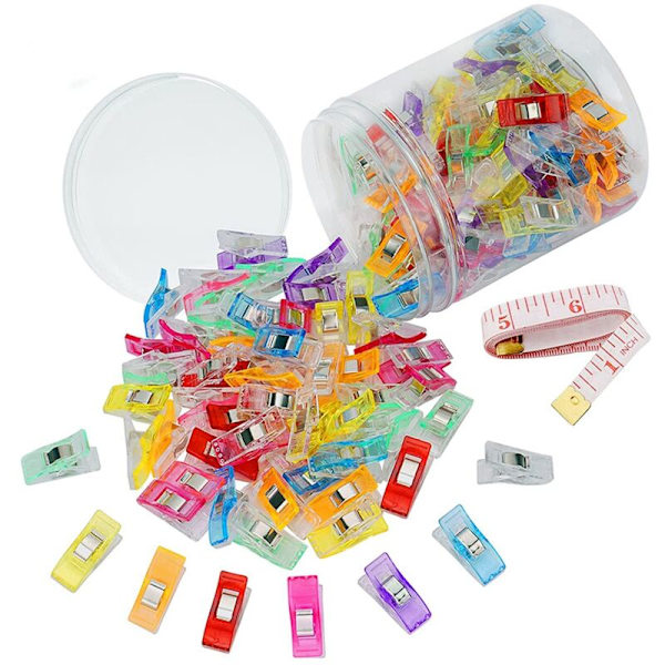 120 stk. Multifunktionelle Syklips til Quilting, Mini Syning, Syning, Håndværk Værktøj Multifarvet