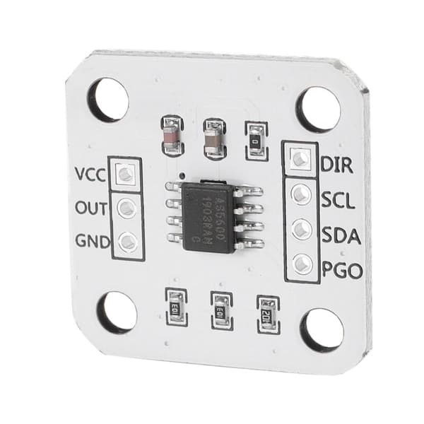 4 stk AS5600 magnetisk enkoder magnetisk induksjon vinkelmålingssensor modul 12Bit høy presisjon