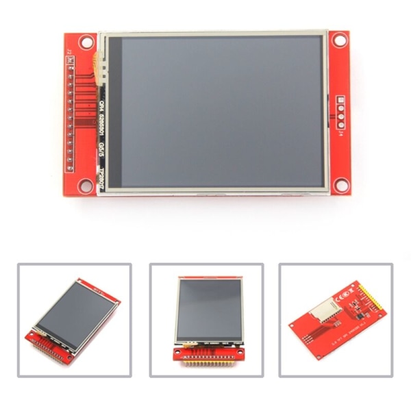2,8 tuuman sarjallinen 240x320 SPI TFT LCD -moduulin näyttöpaneeli, ohjainvapaa painalluspaneeli IC ILI9341 MCU:lle