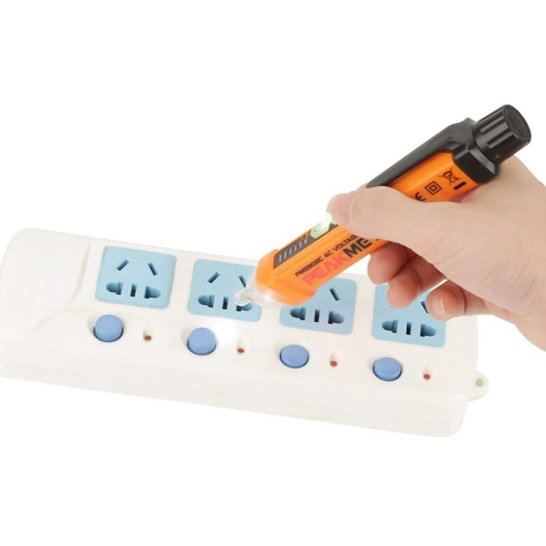 PEAKMETER PM8908C Spänningstestare med LED-indikator AC12-1000V