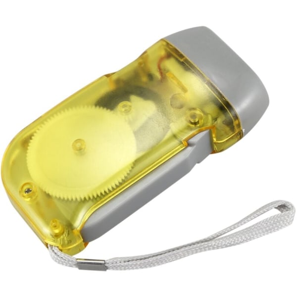 3 LED ficklampa vindturbingenerator manuell spänne camping