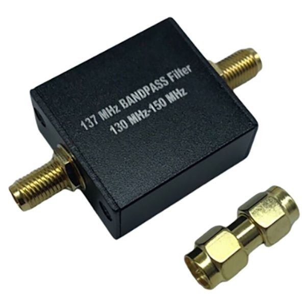 Bandpassfilter 137 MHz dedikerad bandbredd för vädersatelliter 130 MHz-150 MHz