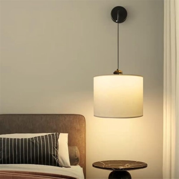 Lampskärm, 2 st trumlampskärmar för bordslampa, golvlampor, 13X13X10 tum, tygersättning