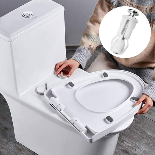 Toiletsædeskruer og toiletskruer i rustfrit stål, hængsler til montering ovenpå, til toiletsæde reservedele