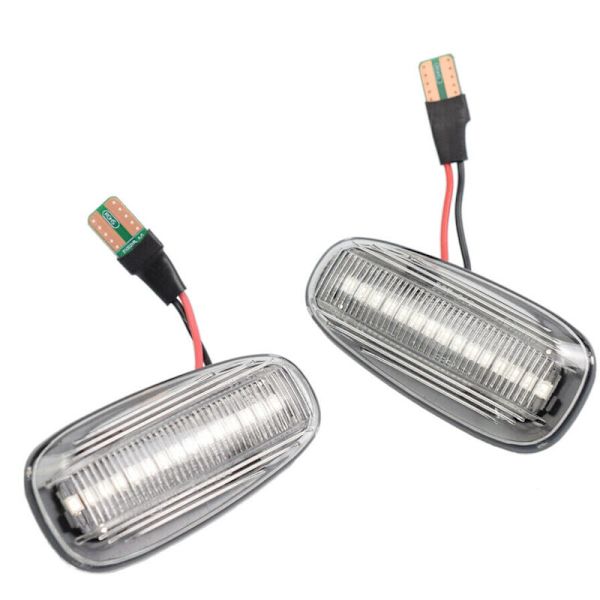 12V Signallampor LED-sidomarkeringsljus Indikator Repeater Panel för Opel Zafira A 99-05 G 98-09