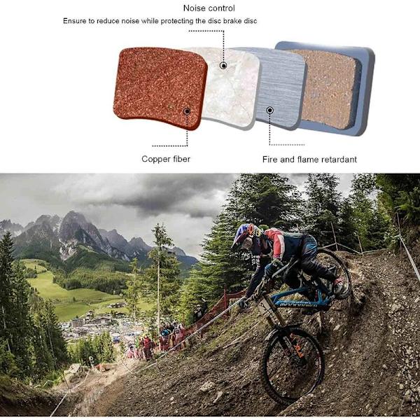 Bromsbelägg, Resin Cykelskivbromsbelägg för TRP Tektro Shimano Darore M596 M595 M545 M535 M505 M775 M776 M765 M665